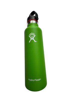Hydro Flask Water Bottle Lime Green.  Stainless Steel.  Lid Screw Top